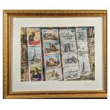 Framed Frank Juge Paris Postcards Photo