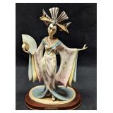 1987 Roberto Brambilla Chinese Lady W Fan Figurine