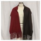 Hermes Cashmere Lana Merino Shawl Scarf Wrap Muffl