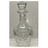Vintage Crystal Floral Decanter