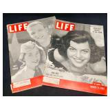Vintage Life Magazines Navy Couple 1951 + Joan Ric