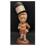 Vintage ESCO Chalkware W.C. Fields Statue H30