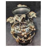 Vintage Game Room Ornamental Metal Vase