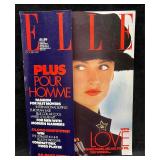 Vintage Elle UK Magazine October 1987