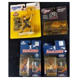 4 Sports Figures Basketball Racing Hockey