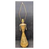 Vintage Converted Brass Vase Lamp