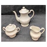 Vintage Retired J&G Meakin Classic White Sugar Bow