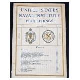 1931 United States Naval Institute Proceedings