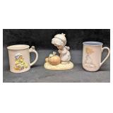 Precious Moments Figurine & Mug  Little Blessings