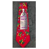 Absolut Vodka Rare Marc Lee Hauser Red Silk Tie B