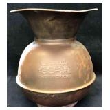 Union Pacificer Vintage Copper Spittoon