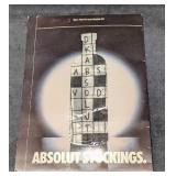 Sealed Absolut Vodka Stockings B