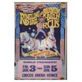 Ringling Brothers Barnum Circus Poster Transparenc