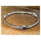 Vintage Designer FAS Sterling Silver Bangle Bracel