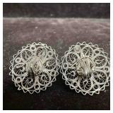 Sombrero Hat Filigree Ornate Sterling Mexico Silve