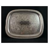 Kensington No 7860 Silver Plated Patterned Serving