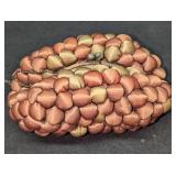 Anthropologie Marco Santi Satin Puff Clutch Purse