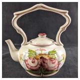 Teapot Hand Painted Teapot Ceramic Portugal