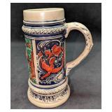 Old Gerz German Tavern Scene Ceramic Stein