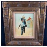 Farmer With Chaff of Wheat - Margaret DeLoo