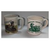 2 Vintage Train & Midwestern Railway Inc  Mugs