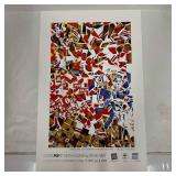 Cracker Jack Collage Michael Albert Lithograph Sig