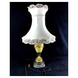 Victorian-era Style Lamp and Decorative Shade