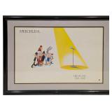 Framed Mel Blanc Speechless Tribute Warner Bros Pr