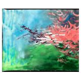 Original Acrylic Paint And Spray Paint On Canvas S