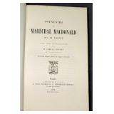 1892 Souvenirs Du Marechal Macdonald Hardcover
