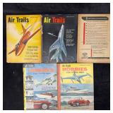 Air Trails Plane Aviation Magazine 1954 Lot of 5 F