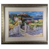 JB Framed Valentina DuBasky Coastal Landscape Prin