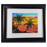 Framed Key West Harbor Sunset Glenn Glenn Lahti