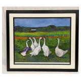Signed & Numbered Print "Gossiping Geese" 15/500 B