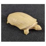 Antique Bone Hand Carved Turtle
