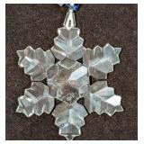 Swarovski Crystal Christmas Ornament 1996 With Box