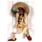 Vintage Mexican Man With Sombrero Marionette
