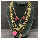 Melania Clara Alexa Rae Assorted Gold Necklace Rhi