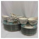 Vintage Cavalier Eggshell Homer Laughlin Turquoise