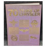 70 Years Of Chrysler Hardcover Book