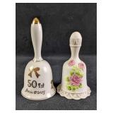Lefton Porcelain Bells - Lot of 2