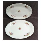 2 Retired Royal Kent RKT6 13" Oval Serving Platter