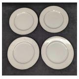 4 Retired International Fine China Juliet Salad Pl