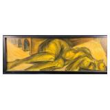 Oil On Canvas Nude Woman ???????Moshe Katz X1