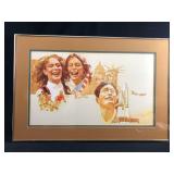 Americana Acrylic Painting Original United States