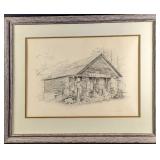 F34 Framed LE The Old Sautee Store Print