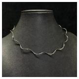 Sterling Silver Twist Necklace