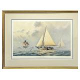 Framed John Morton Barber Chesapeake Morning Print