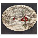 Retired Welcome Home 12" Oval Serving Platter