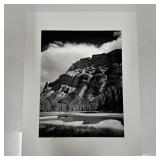 Black and White Landscape Photography Print Mounta